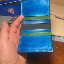 Custom Handmade Seahawks Wallet