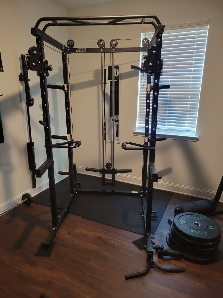 Rit Fit  1000lbs Power Cage with Smooth Cable System
