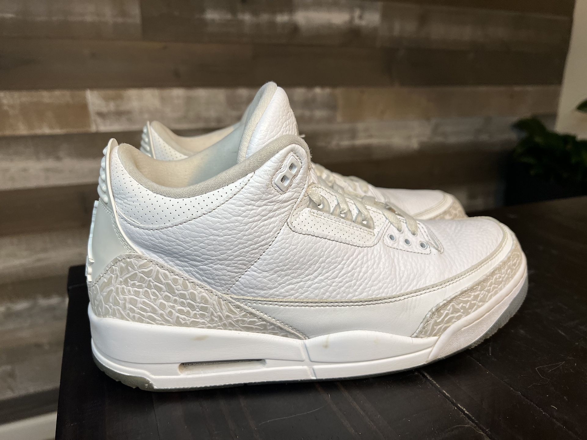 Size 12 - Jordan 3 Retro Triple White 2018