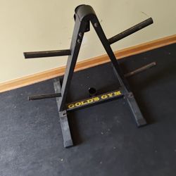 Golds Gym A Frame Weight Plate Tree Holder -