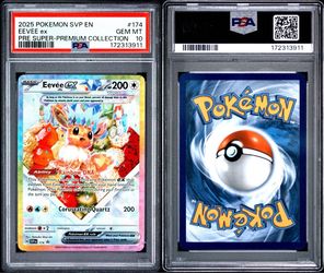 PSA 10 Eevee ex #174 – Prismatic Evolutions Super-Premium Collection Promo – Pokemon TCG Card