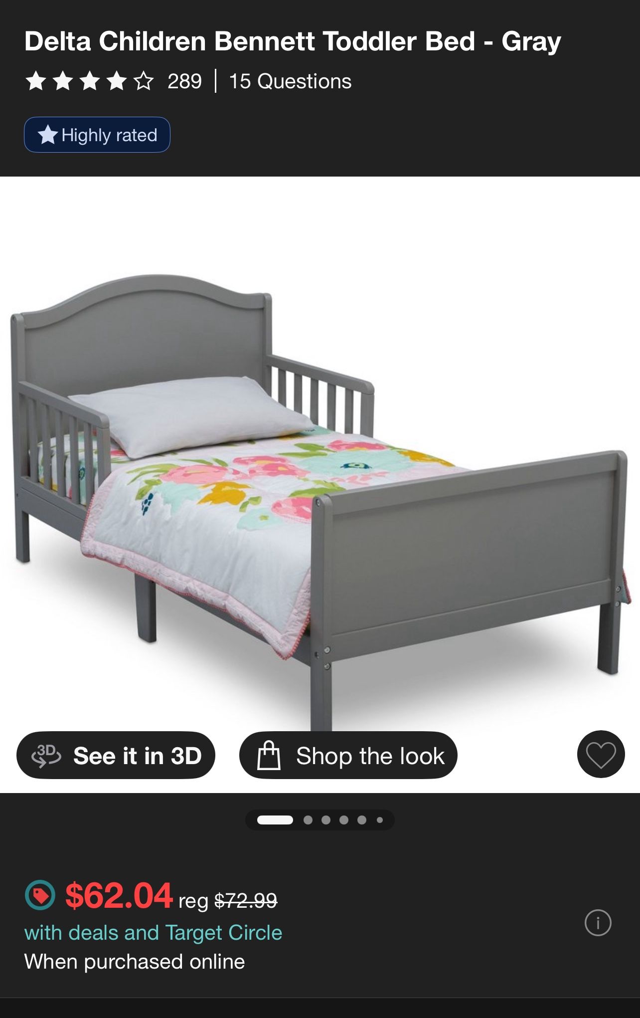 Delta Toddler Bed