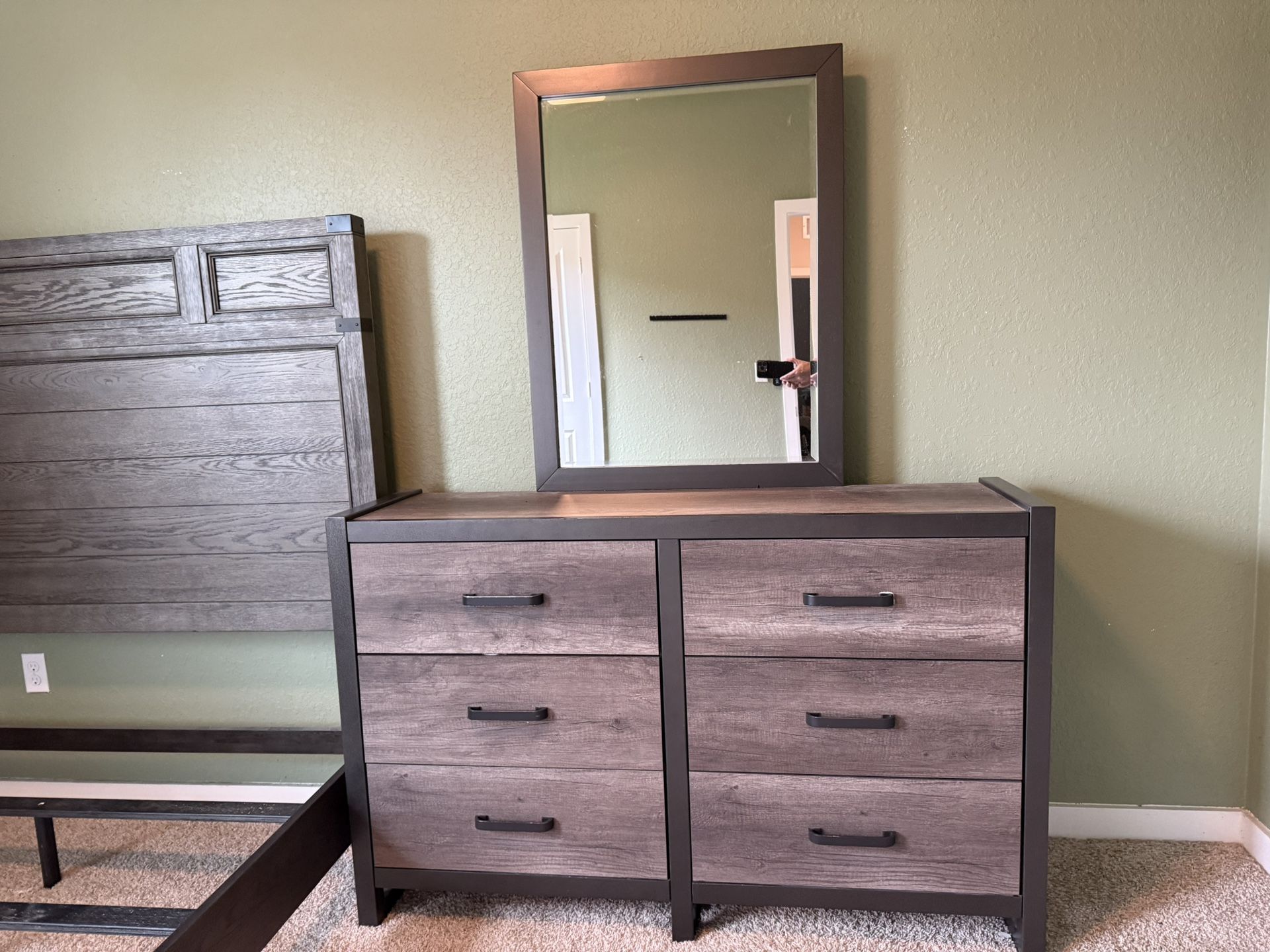 Bed Frame and Dresser