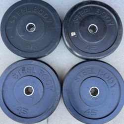 45LB Bumper Plates