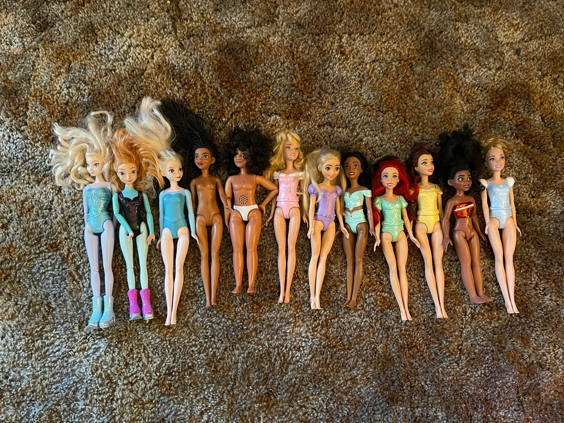 Disney Princess 12.7" Story Sparkle Princess Dolls