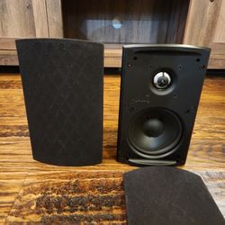 Definitive Technology ProCinema Promonitor 80 Satellite Speakers / Mounting Brackets 