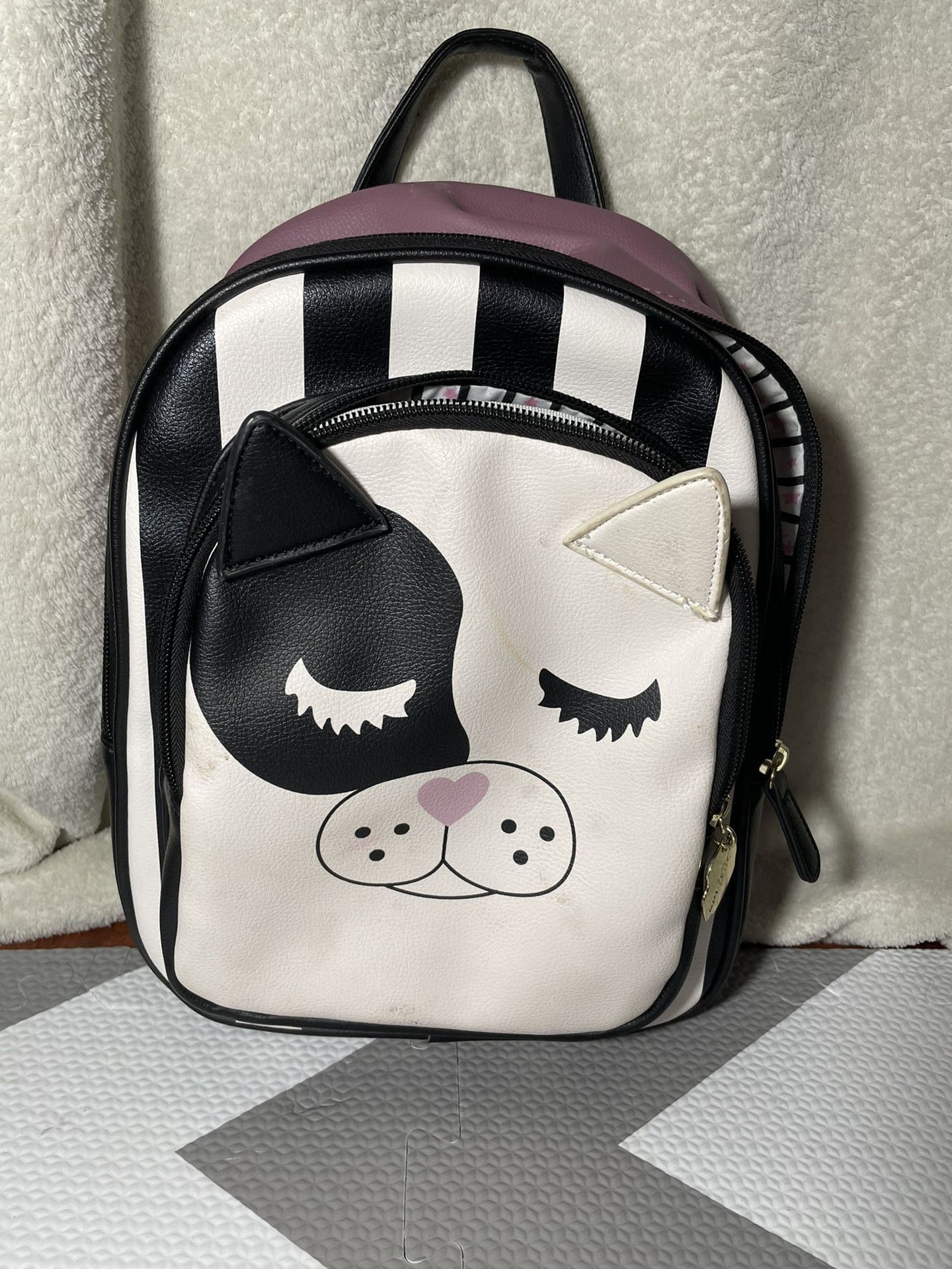 Kitty cat face backpack