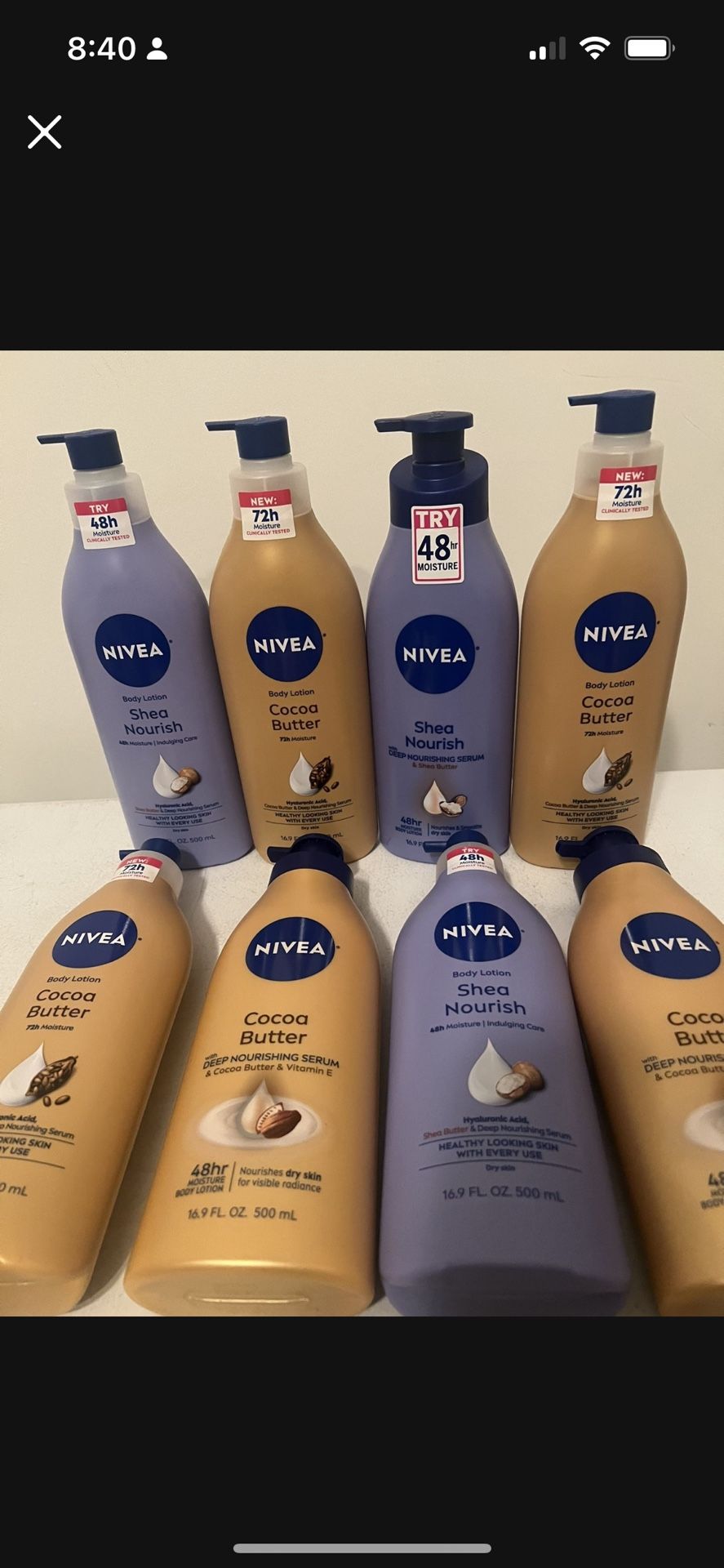 Nivea Lotion $5 Each