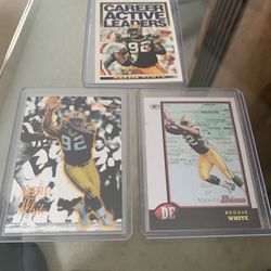 3of Reggie White Mint Football Cards