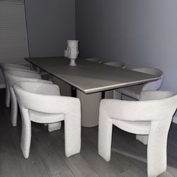 Dining Table With 8 Chairs 