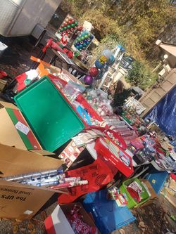 Many Christmas items selling cheap need gone today. Message me for address come by. Adding more.
