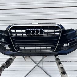 Audi A6 S Line Front Bumper 2012 2013 2014 2015 4g0 807 437 C Black OEM