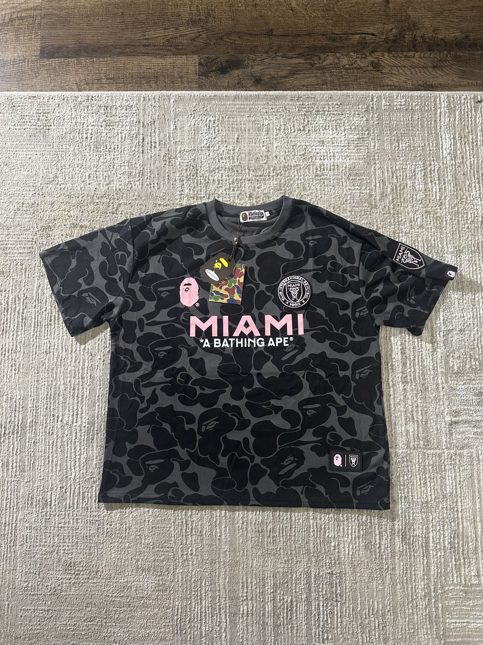 BAPE X Inter Miami CF Camo Tee