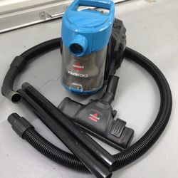 Bissell Powerforce 1665W ZING bagless Canister Portable Home Office Maid Service Vacuum Long Extension 