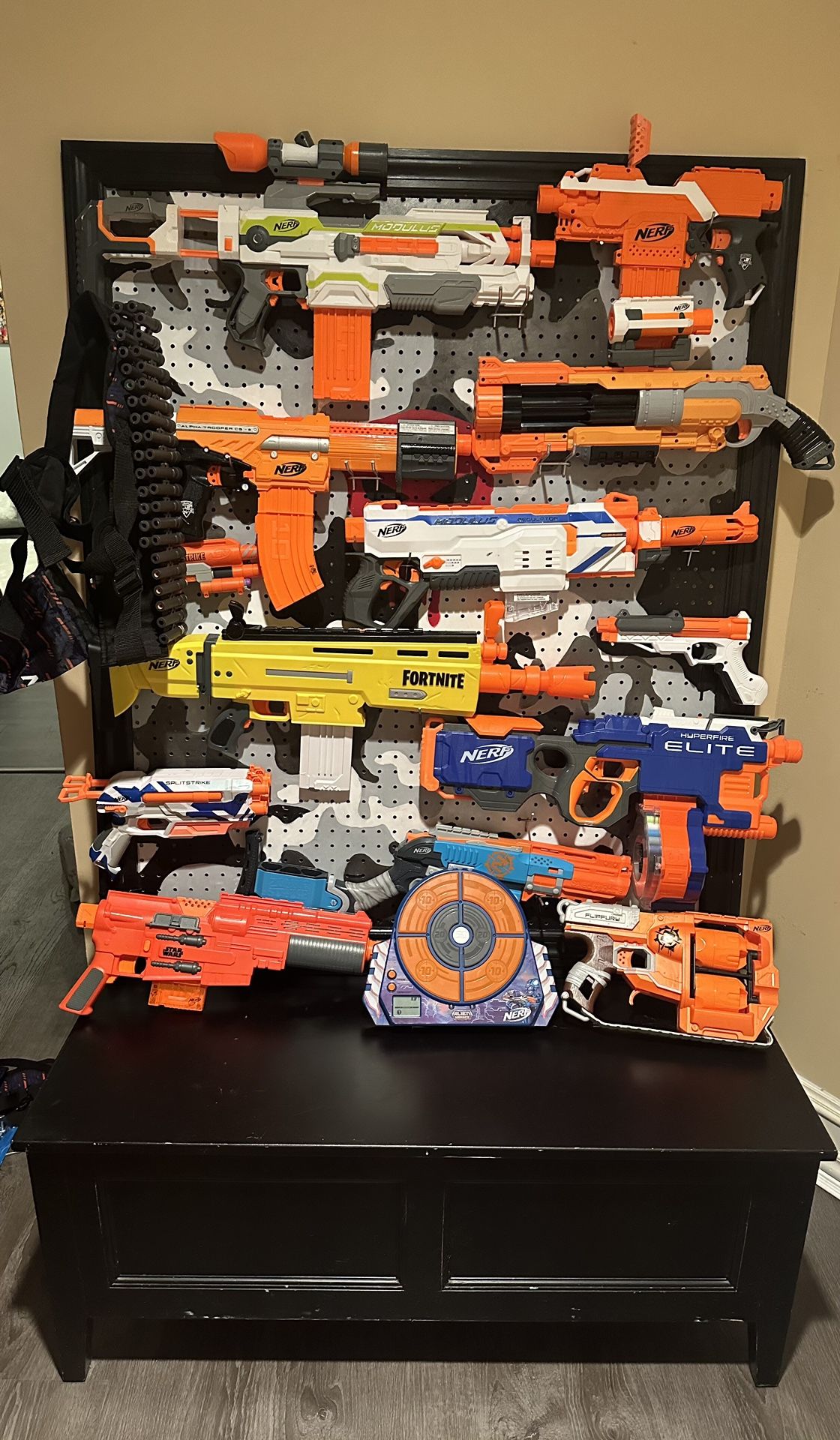 Nerf Wall And Guns 