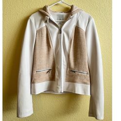 GUESS White Bomber Jacket
