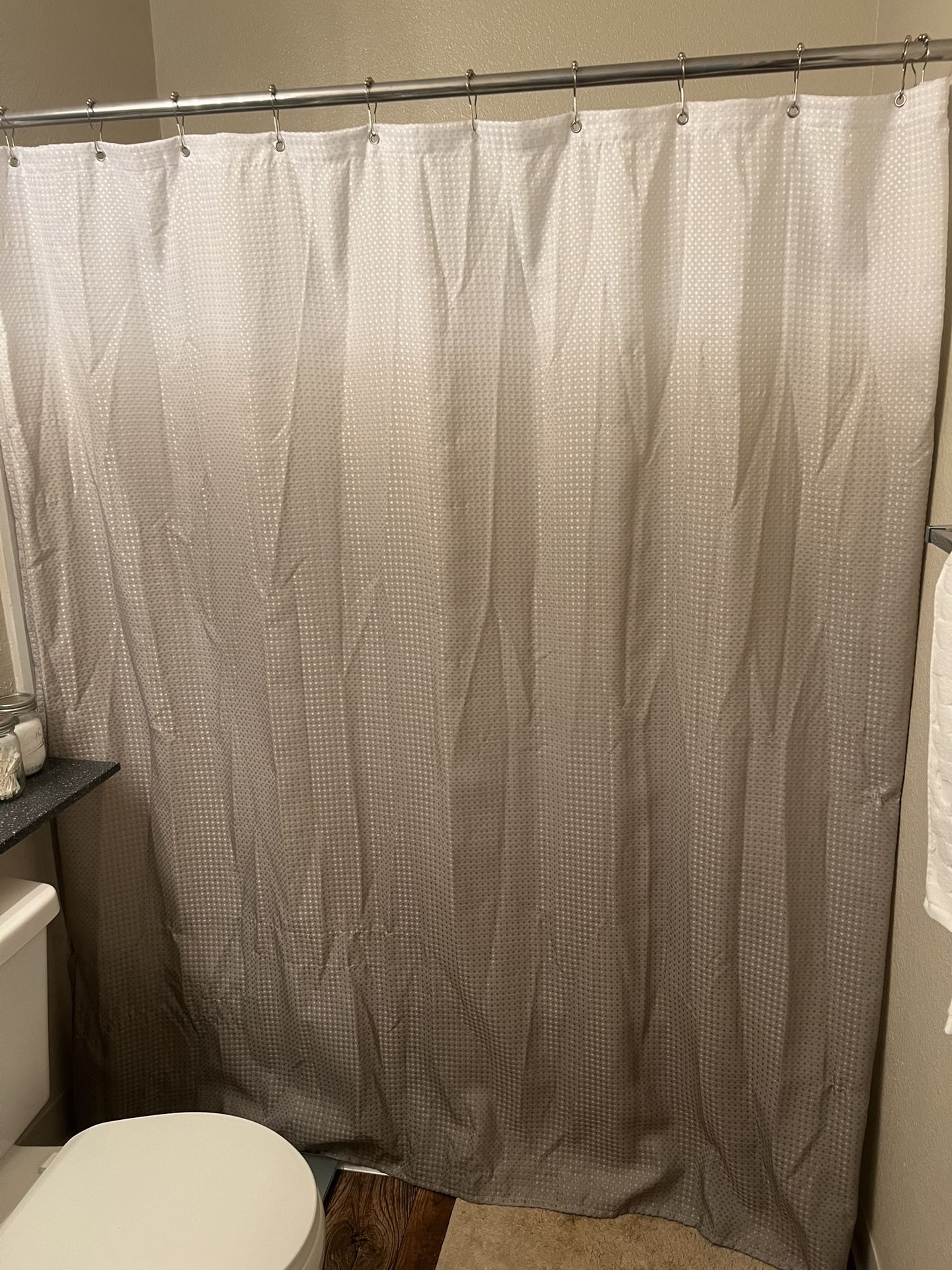Ombré Green Shower Curtain