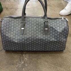 GOYARD DUFFLE SIZE 50 GREY WITH RECEIPT 