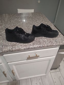 Black Air Force ones