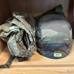 Korean Army Helmet Set