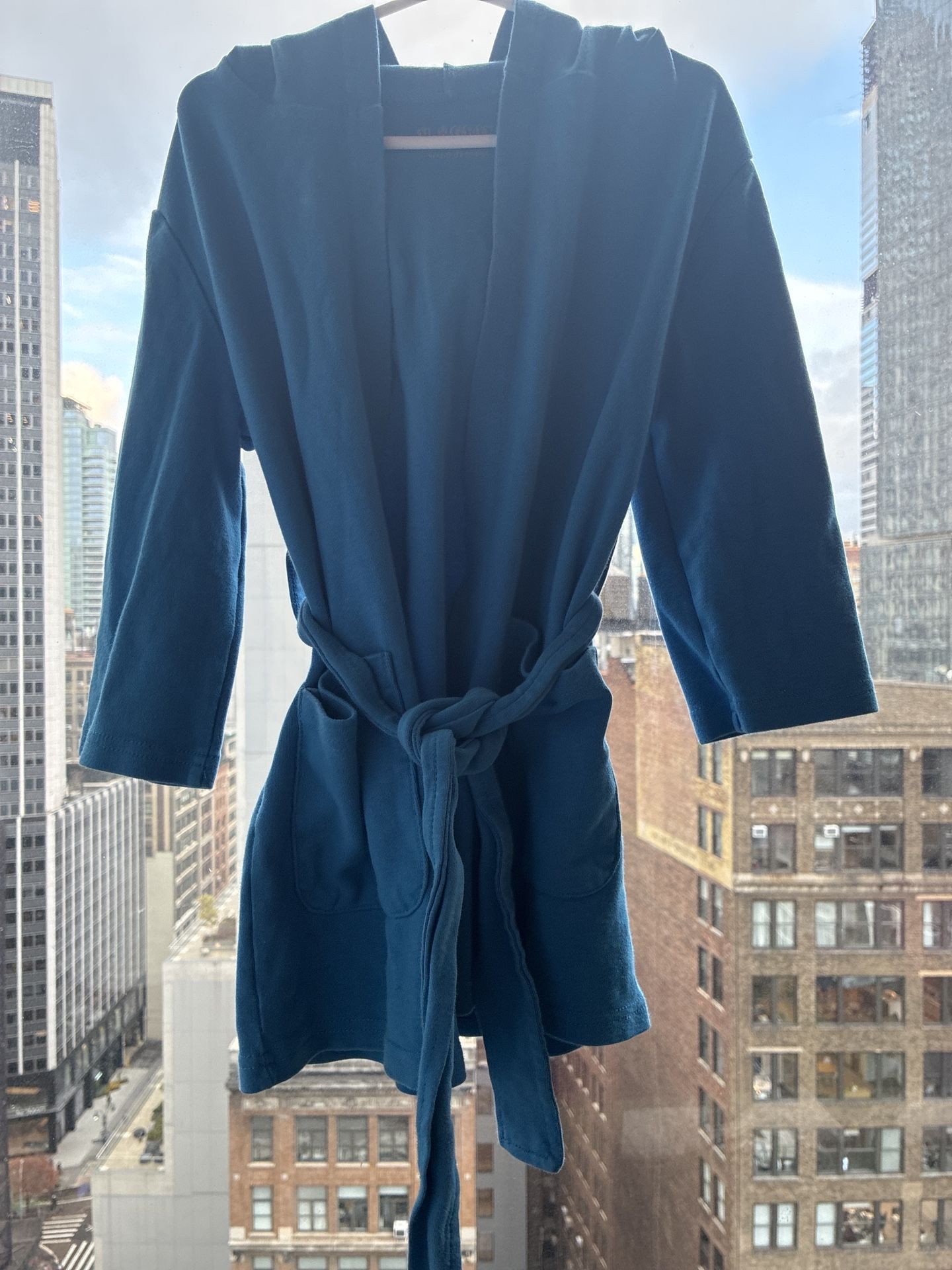 Bathrobe for Kids Sz 3T Blue Toddler Baby Clothes