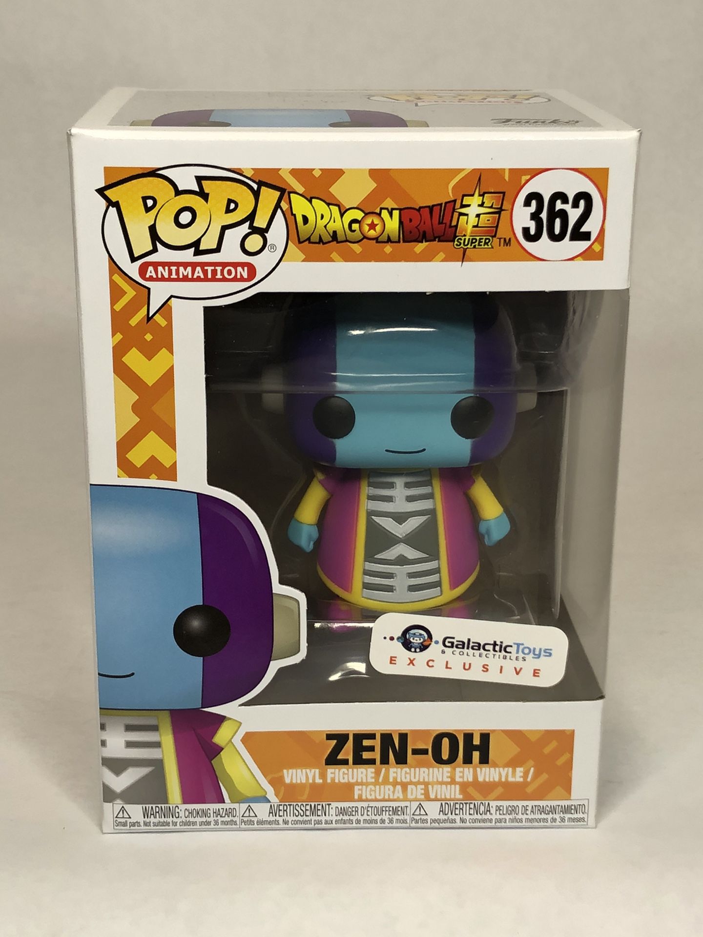 MINT Zen-Oh Galactic Toys Exclusive Funko Pop Animation #362 Dragon Ball Z