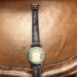 Vintage Cabbage Patch Kids Wrist Watch Child Play 1983 Blue Band MZ Berger Needs