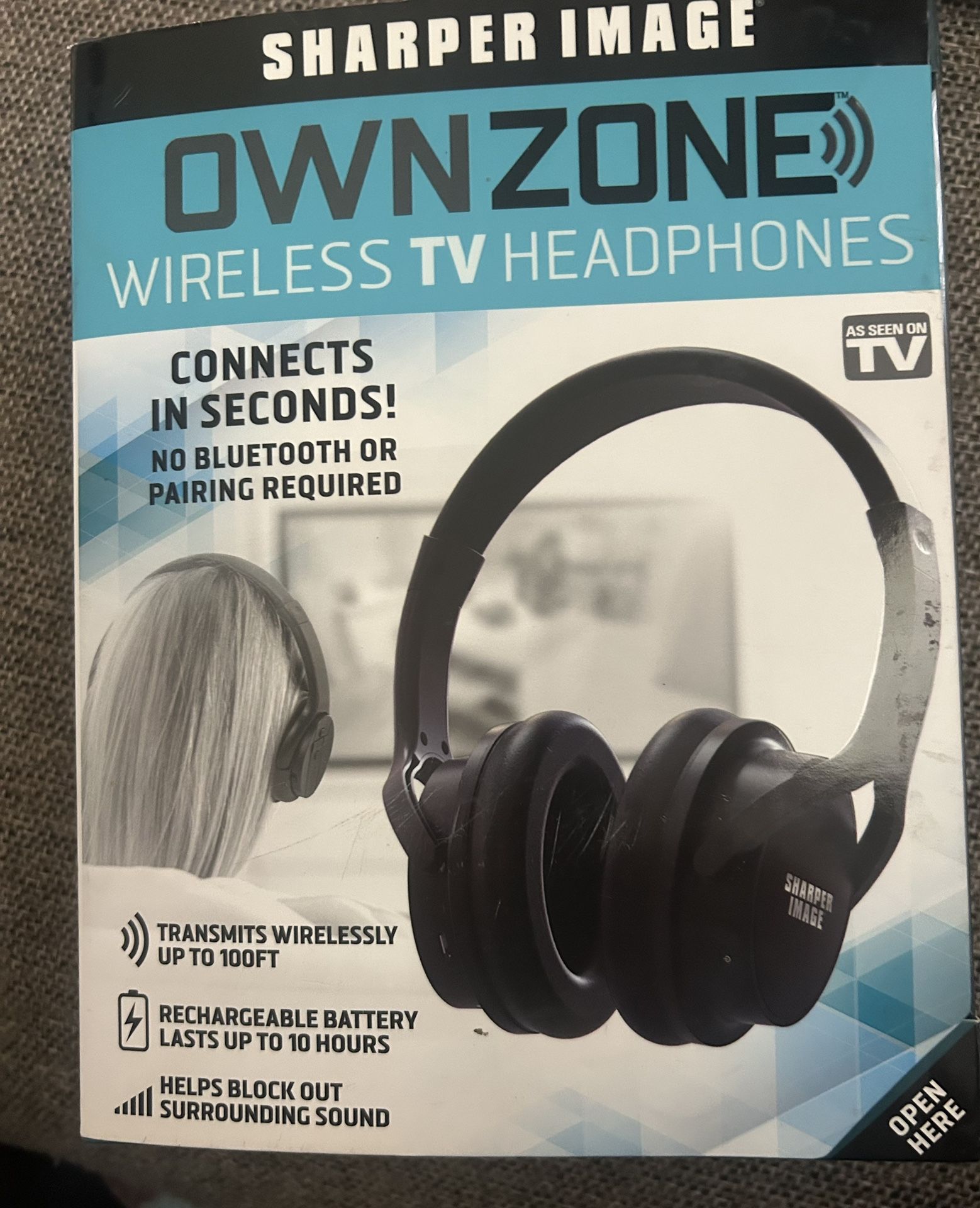 Sharper image Wireless TV Headphones