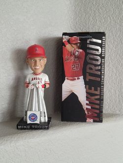 Mike Trout Silver Slugger Angels Bobblehead 