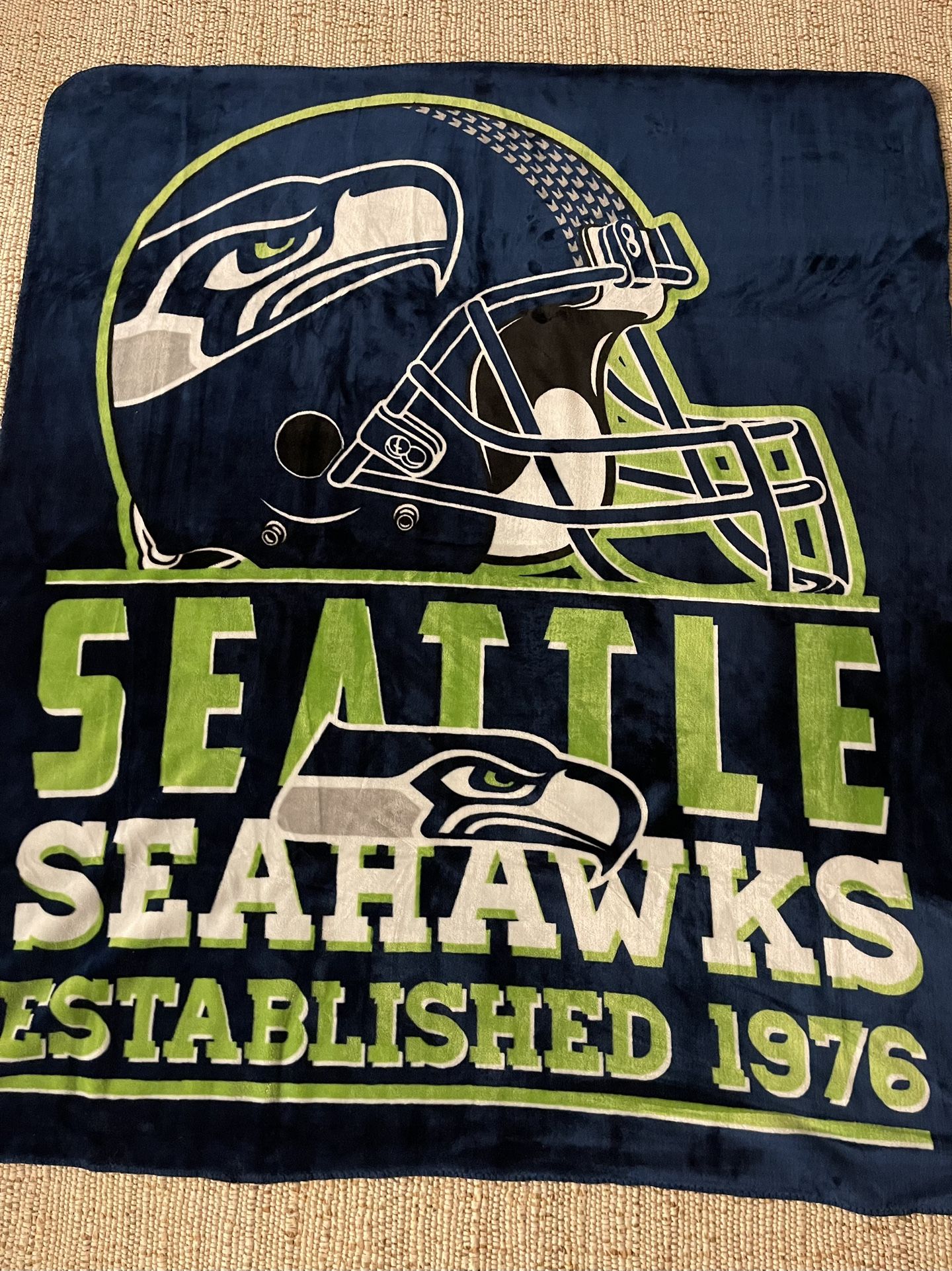 Seahawks Double Sided Warm Blanket