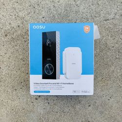 Aosu Video Doorbell Pro Wireless, Battery-Powered w/ WiFi Homebase