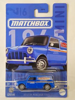 MATCHBOX # 2 OF 6 . AUSTIN SERIES . 1965 AUSTIN MINI VAN .
