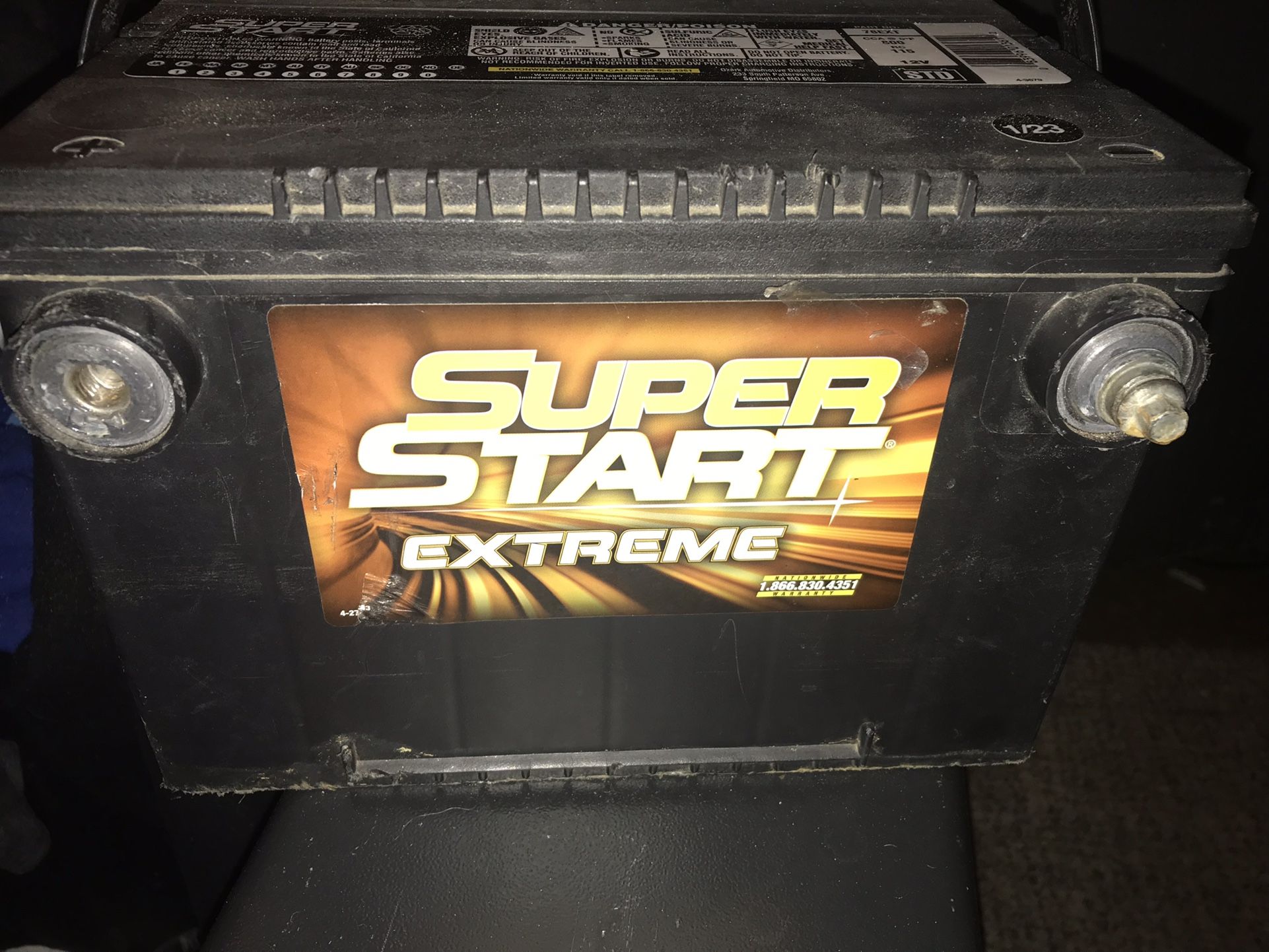 Super Start 12 V Car Battery for Sale in San Diego, CA - OfferUp