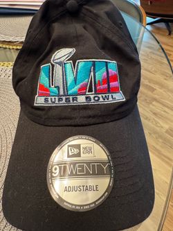 Official NWT Black Adjust Baseball Hat NFL Super Bowl LVII Crown Royal Promo RARE New Era