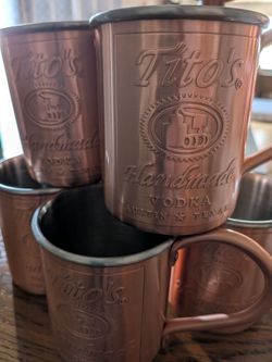 Tito's Moscow Mule Mugs