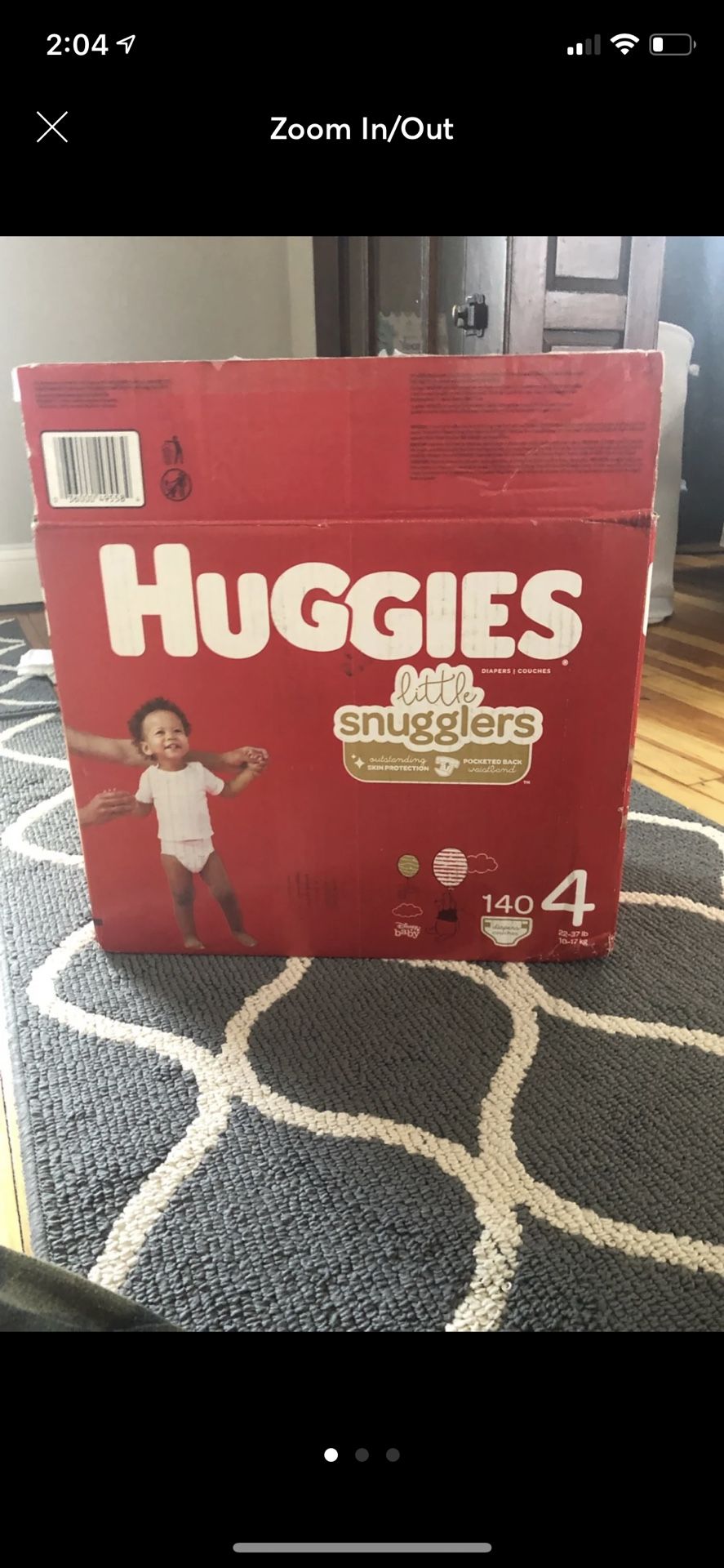 Huggies little snugglers size 4