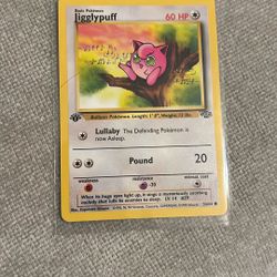 Pokemon Jigglypuff 1st Edition 