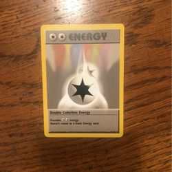 Double Colorless Energy Pokémon Card