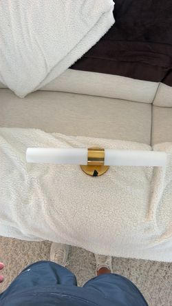 Brass vanity light