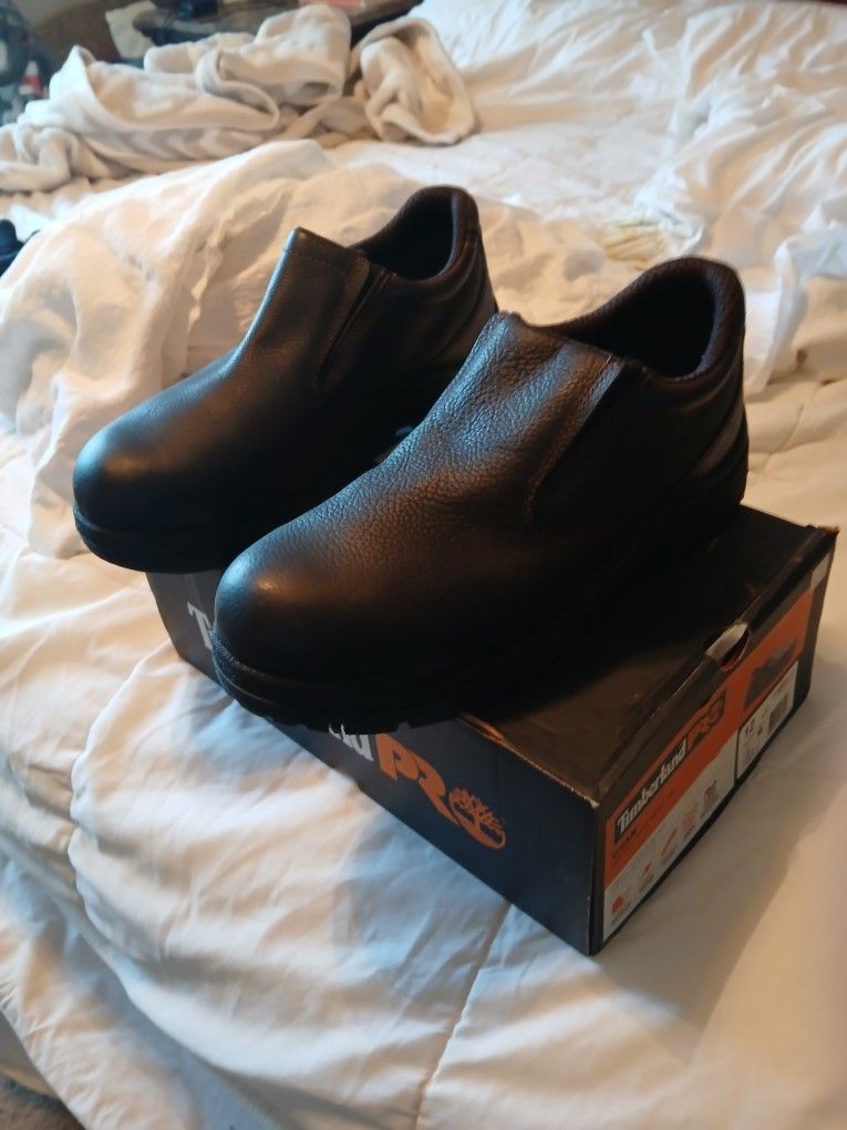 Timberland Slip-on Low Top Steel Toe Size 12 Boots