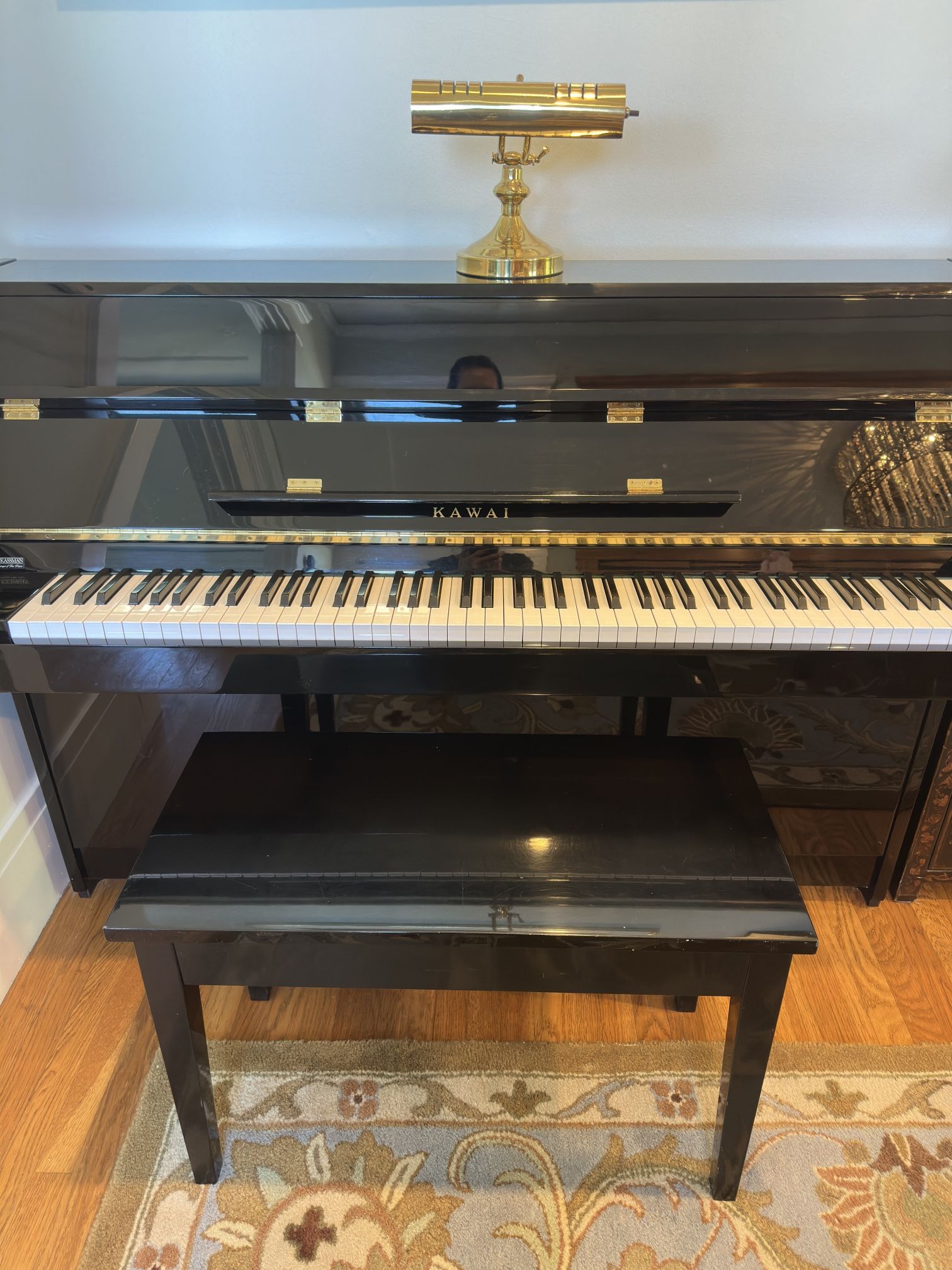 Kawai CX-5 Upright Piano Polished Ebony