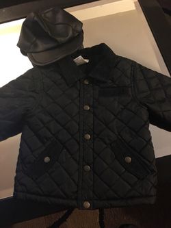 Girl jacket with hat