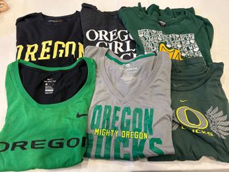 6 women’s Oregon duck shirt bundle