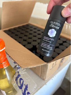 Box of shampoos
