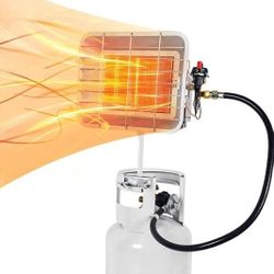New Propane Heater flameless radiant infrared camping, tent, outdoor Gas Fuel Tank Coleman Mr. Heat Biolite RV Van Picnic REI Patio Deck Fire