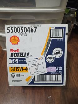 Shell Rotella T6 15W-40 Synthetic Engine Oil 3x1 Gallon