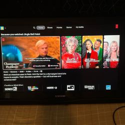 Samsung TV, 32 Inch TV with Roku.