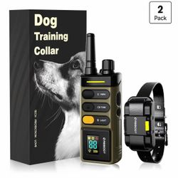 Dog Training Collar, 5280-Foot Remote Training Collar, IPX7 Waterproof Flash