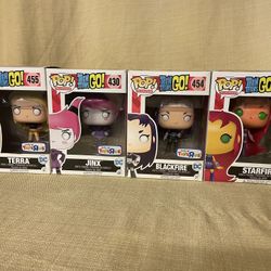 Funko Pops Teen Titans Go 
