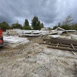 Concrete Pads 5’ X 8’ @ 8” Thick